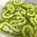 ORIHAM's cooksnap of when they made 常備菜◎ゴーヤの煮浸し.