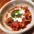 ちゃちゃまる26's cooksnap of when they made 牛肉とマッシュルームのトマト煮.