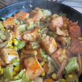 ハタケちゃん's cooksnap of when they made 鮭のちゃんちゃん焼き.