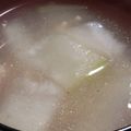 ヨシヨッシー's cooksnap of when they made 冬瓜と豚ひき肉のスープ.