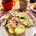 青空にうかぶくも's cooksnap of when they made 簡単　ズッキーニと生ハムのさっぱりマリネ.