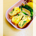 ★ぴよぴよ501★'s cooksnap of when they made 刻み大葉とコーンのだし巻き卵焼き✾✿✾✿.