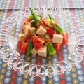 バカリャウ's cooksnap of when they made オクラとトマトのサラダ＊柚子胡椒ダレ.