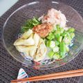 バカリャウ's cooksnap of when they made 焼き茄子素麺♫さっぱり白だし梅風味.