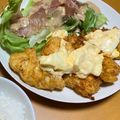 料理初心者の人's cooksnap of when they made ボリュームたっぷりチキン南蛮.