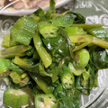 けんよこ's cooksnap of when they made つるむらさきとわかめの辛子和え.