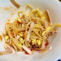 クックI77AUY☆'s cooksnap of when they made もう一品♩簡単、豆もやしナムルのハム和え.