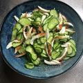 なの＠ママ's cooksnap of when they made きゅうりとちくわの酢の物.