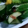 ポニーリボン's cooksnap of when they made 簡単1品！キュウリとオクラの梅和え.