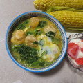 よちりん's cooksnap of when they made ほうれん草の卵とじ お麩プラス.