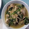 それがし某's cooksnap of when they made 鶏もも肉とほうれん草のカレー煮.
