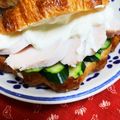 ちっち♢'s cooksnap of when they made クリームチーズソースの鶏ハムサンド！.