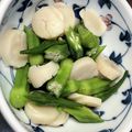 mother☆'s cooksnap of when they made ホタテとおくらのジュレぽんずがけ♪.