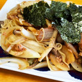 ♪ミチル♪'s cooksnap of when they made 小松菜とシメジとシャケの和風パスタ.