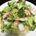 popet's cooksnap of when they made 簡単！小エビとブロッコリーの塩炒め.