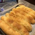 クックE8TPU9☆'s cooksnap of when they made ソフトフランス（ミルク . 明太子）.