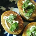 かたのさくら's cooksnap of when they made 簡単おつまみ♪長芋明太チーズ☆大葉のっけ.