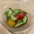 tomochi_to's cooksnap of when they made きゅうりとトマトの簡単中華風サラダ.