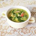 KBBキッチン☆'s cooksnap of when they made 豆苗と鶏むね肉のスープ.