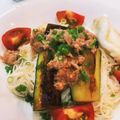 いつきてぃ's cooksnap of when they made 茄子とツナのぶっかけそうめん.