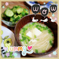 海理ママ's cooksnap of when they made 簡単☆えのきと豆腐のお味噌汁.