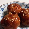 気まぐれ♡雨おんな's cooksnap of when they made お弁当の定番♪長いも入り肉団子の甘酢あん.