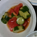 ごんべい君's cooksnap of when they made 簡単副菜✩きゅうりとトマトの中華サラダ.