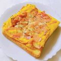 monuvalley's cooksnap of when they made 朝食☆ベーコンエッグチーズトースト.
