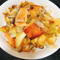 ななぞぅ's cooksnap of when they made 鮭の西京漬けでちゃんちゃん焼き風.