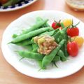 runa10's cooksnap of when they made モロッコいんげんの芝麻醤コク旨醤油だれ♪.