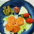 yoshiko★☆'s cooksnap of when they made 海老のオーロラソース炒め♪.