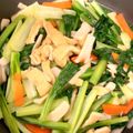 ミヨヨ's cooksnap of when they made 白だしで。油揚げと小松菜の煮浸し.