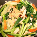 ミヨヨ's cooksnap of when they made 白だしで。油揚げと小松菜の煮浸し.