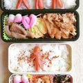 さあmama＊'s cooksnap of when they made お弁当ハートかまぼこ（キャラ弁）.
