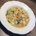 Yokchina's cooksnap of when they made アーモンドを使ったカリフラワースープ.