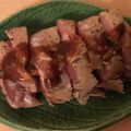 チェリチョコ's cooksnap of when they made 鮪大トロステーキ　ジャポネソース.