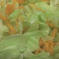 あゆたっくん's cooksnap of when they made キャベツと人参。お弁当に。レンジで簡単.