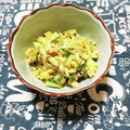 ﾁｲﾁｬﾝﾏﾏ's cooksnap of when they made えのきだけときゅうりと卵の和え物.