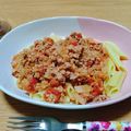 Avanti20's cooksnap of when they made ペンネのボロネーゼ風.