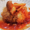 ☆ふくもも☆'s cooksnap of when they made 豚もも肉を細切り丸めて揚げ焼きカツレツ.