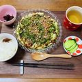 OTO☆HANA's cooksnap of when they made レンジ５分！おからで糖質オフのお好み焼き.
