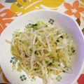 くネコまろす's cooksnap of when they made レンジで簡単もやしナムル.