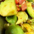 らくだ丸ちゃん's cooksnap of when they made 刺身のアボカドユッケ風.