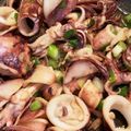 あくびだいじん's cooksnap of when they made ボイルヤリイカのニンニク醤油炒め.