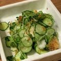 めぐごはん☆'s cooksnap of when they made ピリッときゅうり＆貝割れ大根のかつお和え.