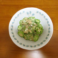 みめい's cooksnap of when they made オクラとツナの和え物.