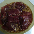makichaki's cooksnap of when they made 簡単！漬けかつお 鰹 ごま油がイイ感じ.