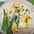 akoreana's cooksnap of when they made 高野豆腐とオクラの卵とじ.