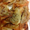 白雪❆'s cooksnap of when they made サモサ（カレー味じゃがいもの三角春巻き）.
