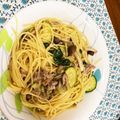 g_pearl's cooksnap of when they made バジルとひき肉のエスニックパスタ　.